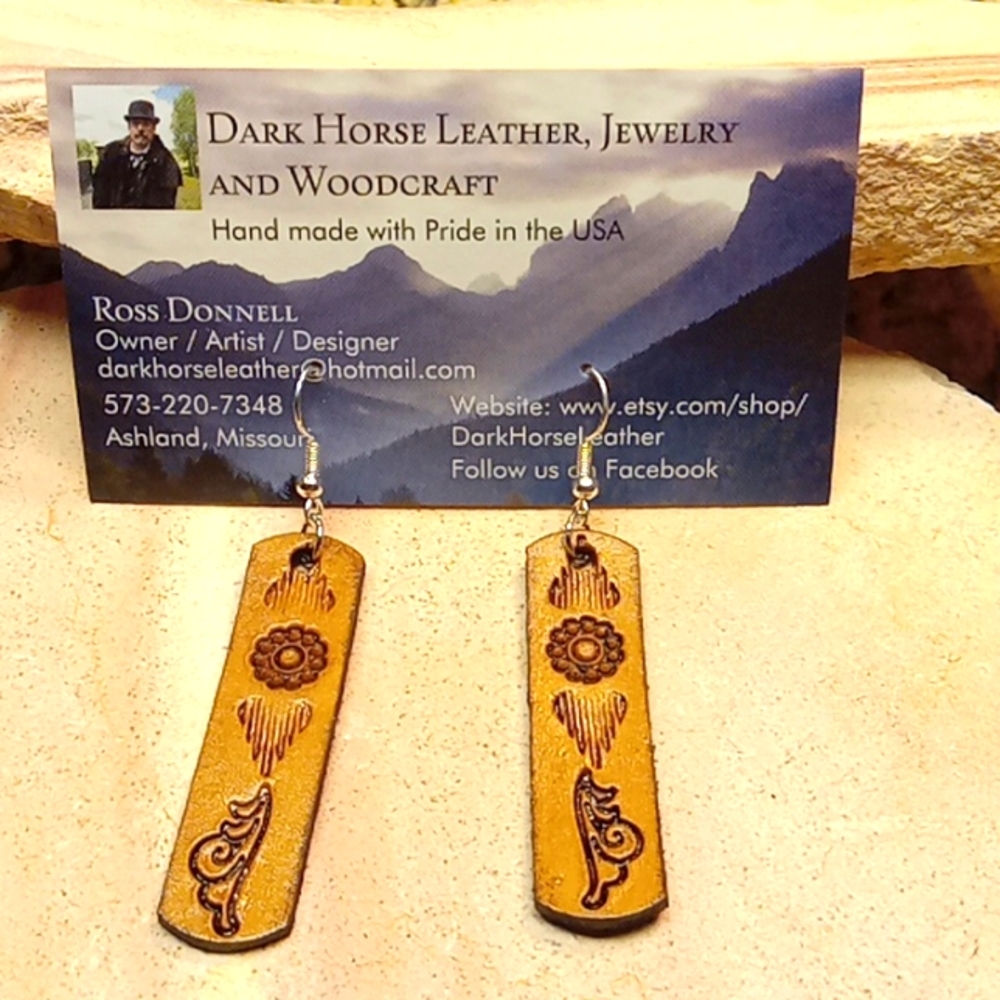 Western Leather Earrings